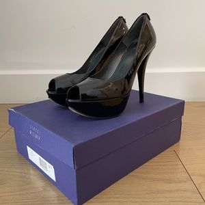 Stuart Weitzman Diplille Platform Peep Toe Pumps